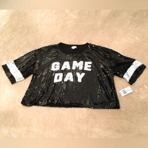 Game Day Sequin Top
